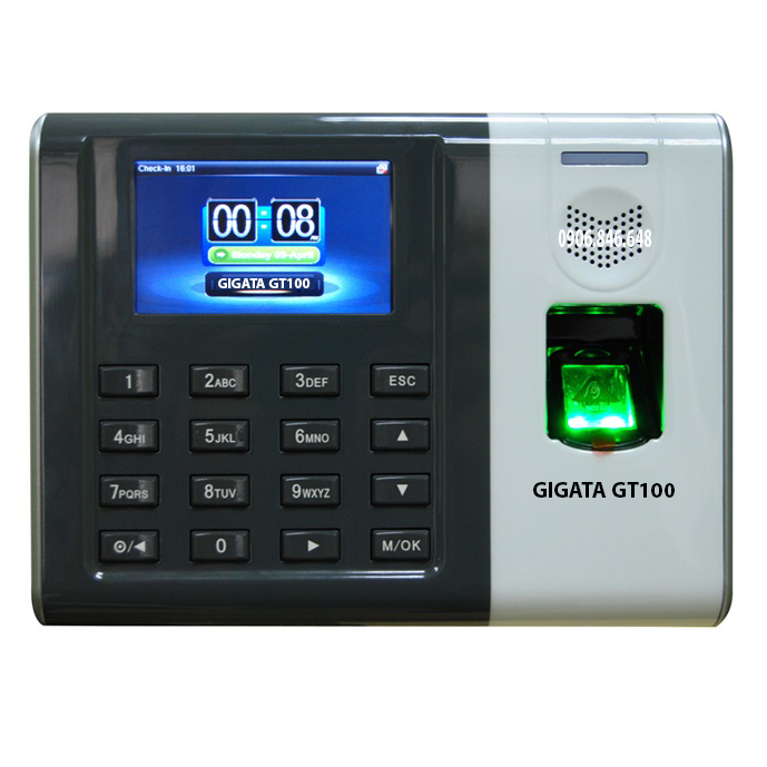 Máy chấm công vân tay và thẻ cảm ứng GIGATA GT100